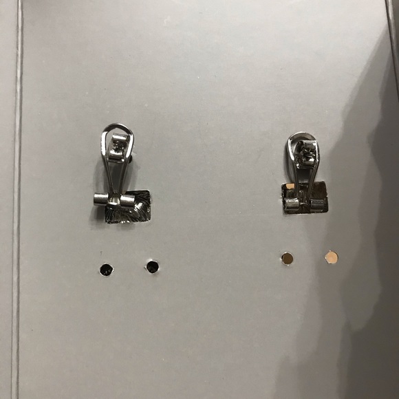 Zara accessories collection - silver gem earrings - Picture 4 of 4